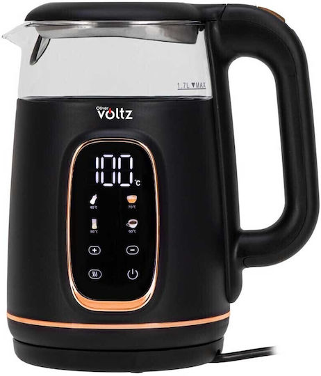 Voltz Електрическа Кана 1.7л 2200W Черна