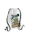 Koupakoupa Grogu KP_34948_gymbag-bb Weiß Sporttaschen Płas Back Gymnastik Tasche