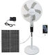 Pedestal Fan 12W Fan Diameter 40.64cm With Remote Control White