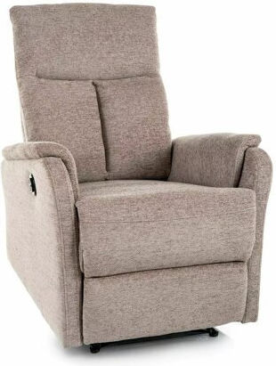 Detroit 1040 Relax Armchair Swivel Beige 92x103x72cm