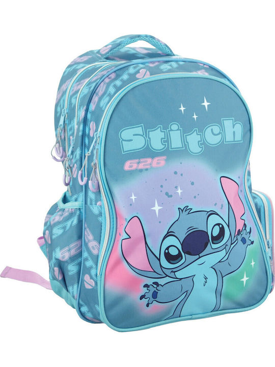 Gim Stitch Ghiozdan de Spate cu Husă pentru Sticlă de Apă Multicolor 35 x 20 x 46cm