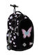 St. Majewski School Trolley Bag Elementary With Water Bottle Holder 26L 32 x 25 x 44cm