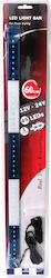 60 Cm Led Light Bar 45 Leds 12v 24v Blue-white Gr Greece Flag Banner