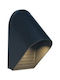 Eurolamp Wall-Mounted Outdoor Lighting with Shade LED IP54 5W with Warm White Light 14.5x7x9.5cm