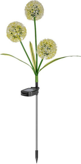 Solarleuchte Blume mit Warmes Weiß Licht 3000K IP44