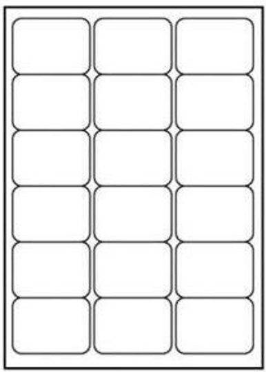 Logo Self-Adhesive A4 Rectangular Labels 68x47mm