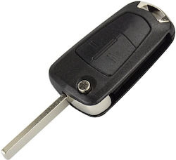 Carcasă Telecomandă Auto 2 Butoane Cu Lamă Compatibilă Opel Astra Corsa Zafira