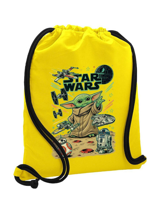 Koupakoupa Grogu Kinder Taschen Rucksack Gelbe 48x40cm