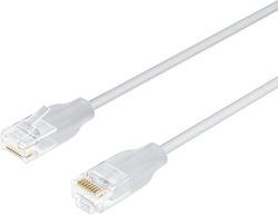 Lanview U/UTP Cat.6 Ethernet Cable Length 0.3m White Lanview U/UTP Cat.6 Ethernet Cable Length 0.3m White