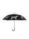 Esschert Design Compact Black Umbrella