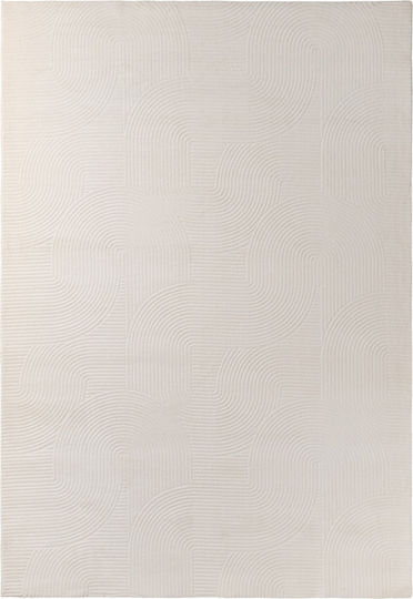 Tzikas Carpets Relief 120x170cm Αντιολισθητικό Λευκο Κρεμ