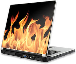 Laptop Sticker Flames 37.5x25cm Laptop Sticker Flames 37.5x25cm