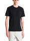 T-Shirt Schwarz MMKS02729-Farbe Schwarz