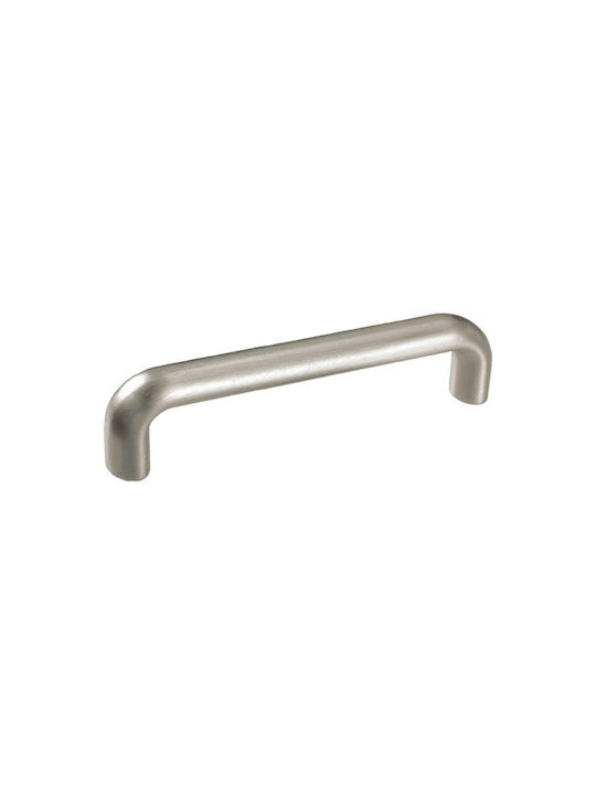 Viometale 05.05 Möbelgriff aus Metall Nickel Matt mit Lochabständen 64mm 05.05-64.59