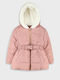 Kids Quilted Short Jacket with Lining & Hood Triantafylli