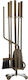 Zogometal Zogometal Fireplace Tool Set with Bro...