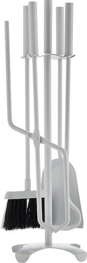 Zogometal Zogometal Kaminwerkzeug-Set Mit Kremantala Weiß