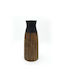 Eurolamp Eurolamp Dekorative Vase Hölzernes Schwarze 14xH37cm