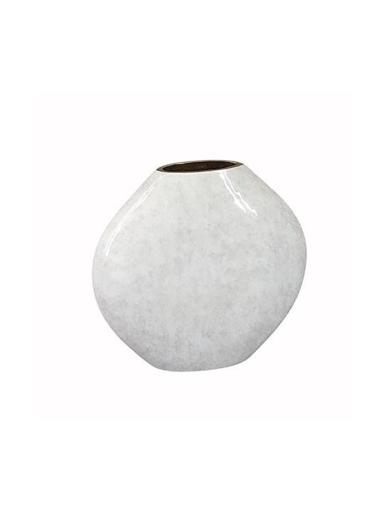 Art et Lumiere Dekorative Metallische Vase