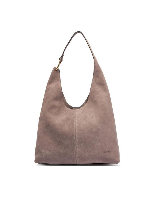 Slouchy Suede Leather Women's Shoulder Bag Suede Moonstruck Suede