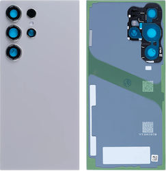 Capac Spate Sticlă Samsung Galaxy S24 Ultra S928b Lentilă Cameră Gri Titan Oem Capac Spate Sticlă Samsung Galaxy S24 Ultra S928b Lentilă Cameră Gri Titan Oem