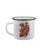 Koupakoupa Lamine Yamal Enamel Mug Black 360ml