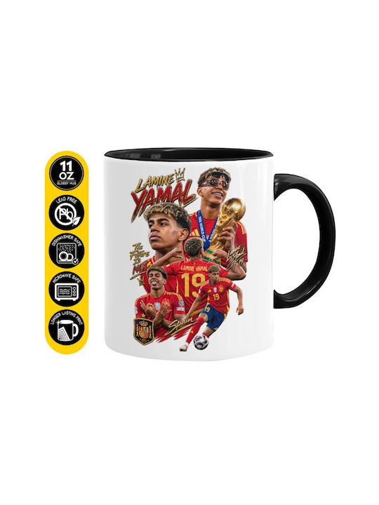 Koupakoupa Lamine Yamal Ceramic Mug Black 330ml