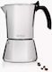 Duka Cafetiere Pentru Plită Espresso 6 Căni Inox Argintiu