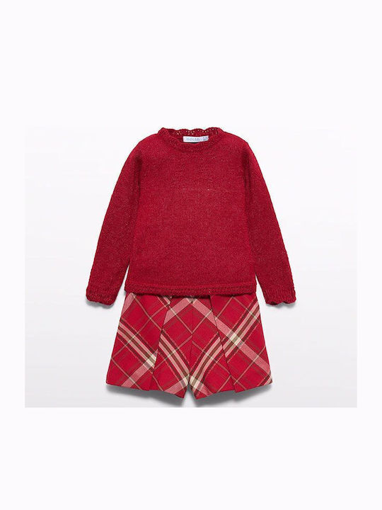 Kids Set with Shorts Summer 2 Pieces Red
