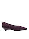 Suede Heels Purple