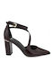 Burgundy High Heel Pumps
