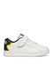 J Eclyper Kids Sneakers Anatomic with Hoop & Loop Closure White