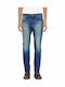 2019 D-Strukt Men's Jeans Pants Slim Fit Blue