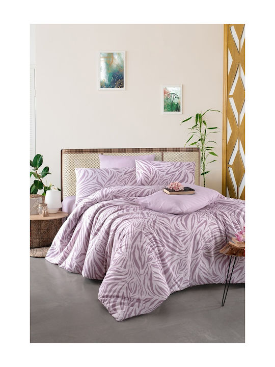 Mc Decor Zebra Super-Double Bed Sheets Set 240x...