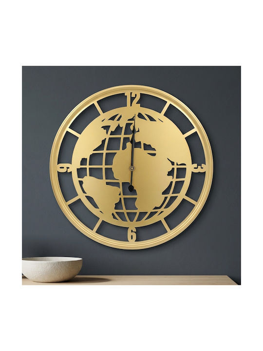Keskor Keskor Wall Clock Metallic Gold Ø50cm