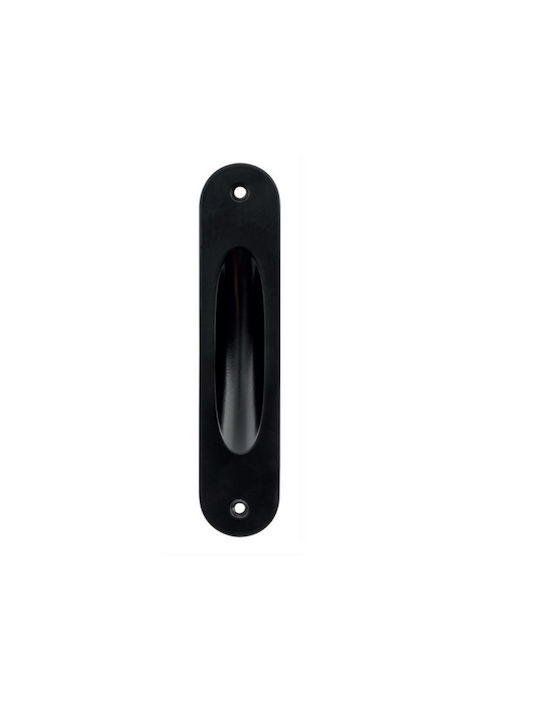 Viometale Türdrücker Vertieft Schwarz 35mm 09.400