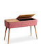 Sole Konsolentisch Holz Pink M90xB30xH90cm