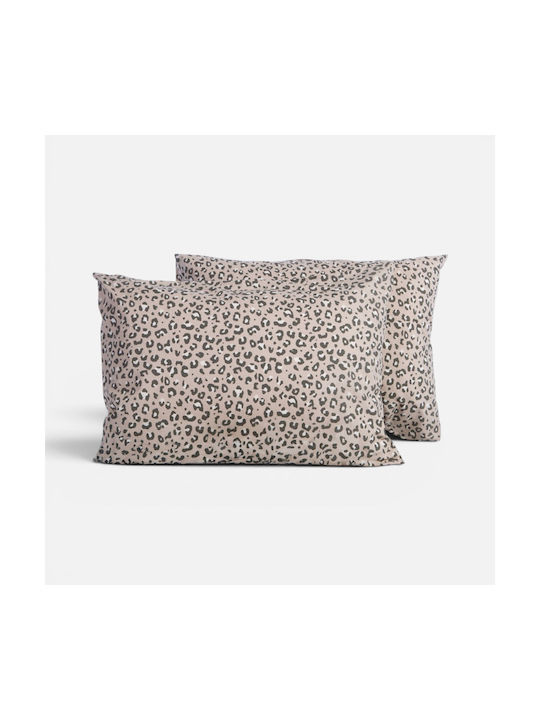 Nef-Nef Homeware Homeware Set Pillowcases Beige...