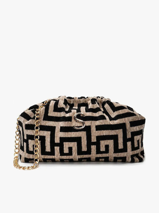 Domna Fabric Women's Shoulder Bag Black
