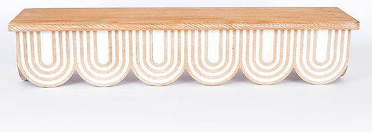 Wandregal Weiß 60x12x13cm