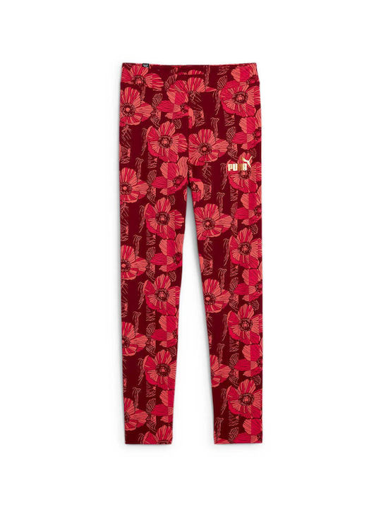 Kinderleggings Sport Lang Rot Ess+