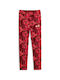 Kinderleggings Sport Lang Rot Ess+