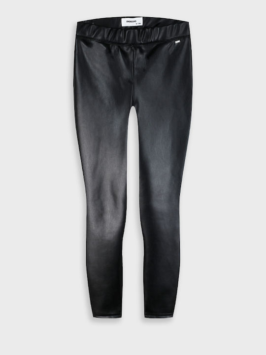 Kinderleggings Lang Schwarz