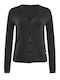 Celestino Gestrickte Damen Strickjacke Glitter Schwarz