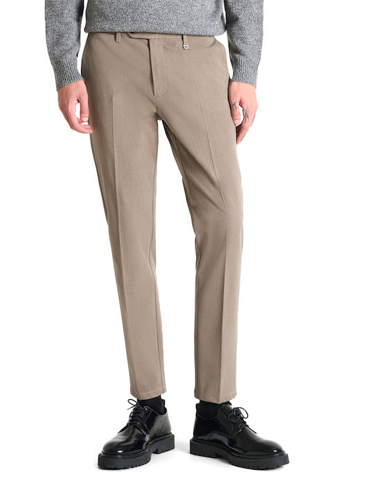 Antony Morato Bryan Men's Elastic Slim Fit Beig...