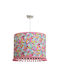 Einfaches Licht Kinderzimmer-Deckenleuchte mit E27-Fassung Rosa 35x25cm