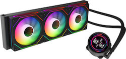 ProGaming IceView 360 AIO Водно Охлаждане За CPU С 3 Вентилатора 120mm И ARGB Осветление ProGaming IceView 360 AIO Водно Охлаждане За CPU С 3 Вентилатора 120mm И ARGB Осветление