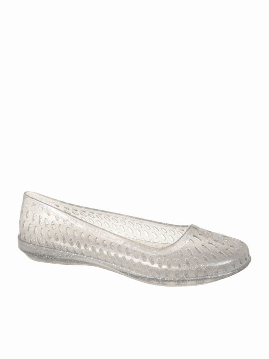 Pantofi De Plajă Pentru Femei 528-24001-25-6 Adam Argintii