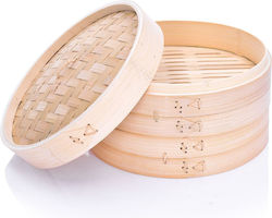 Bamboo Steamer Dimsum 25.5x16 Cm Duka Bamboo Steamer Dimsum 25.5x16 Cm Duka