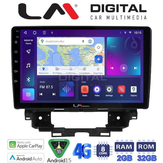 LM Digital Zr8808 GPS Auto-Audiosystem OEM Multimedia Renault Kangoo 2021 CarPlay Android Auto BT GPS WiFi GPRS